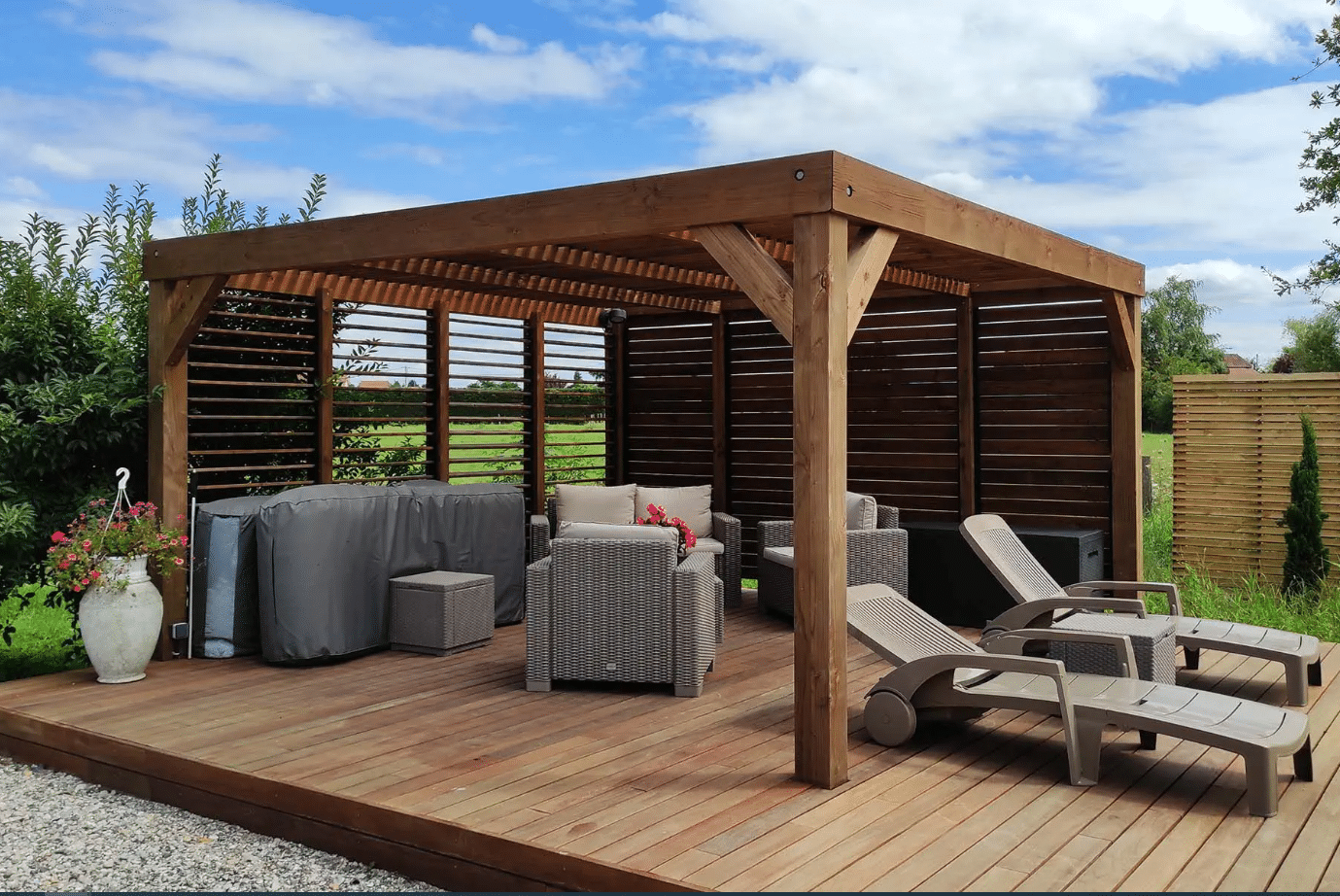 pergola solaire pour particulier